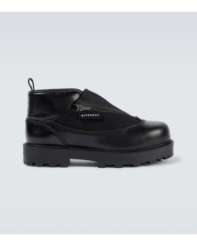 Givenchy Ankle Boots Storm aus Leder - Schwarz