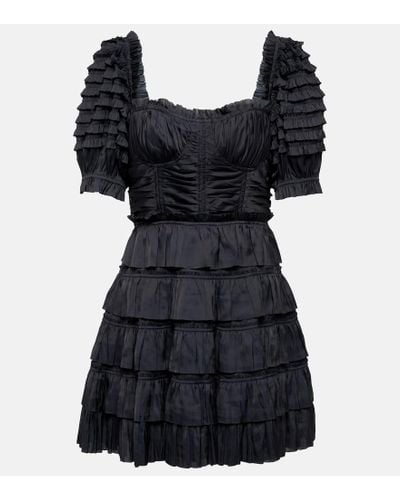 Ulla Johnson Lucette Mini Dress - Black