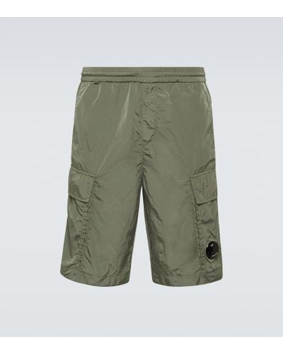 C.P. Company Cargo-Shorts aus Taft - Grün
