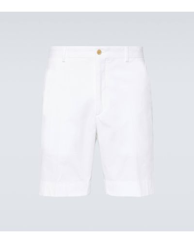 Ralph Lauren Purple Label Cotton-blend Shorts - White