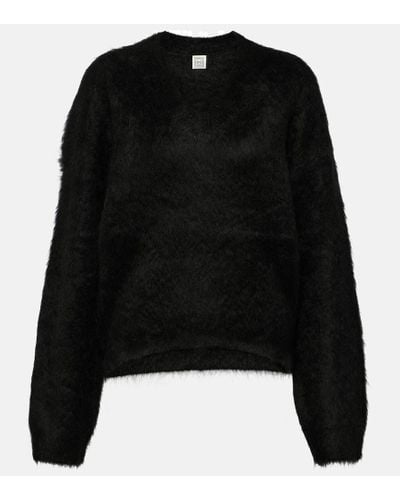 Totême Alpaca-blend Sweater - Black