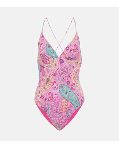 Etro Paisley Swimsuit - Multicolour