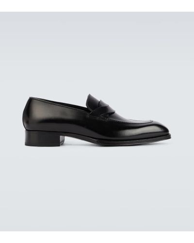 Tom Ford Loafers Elkan aus Leder - Schwarz