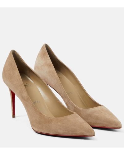 Christian Louboutin Pumps Kate 85 in suede - Marrone