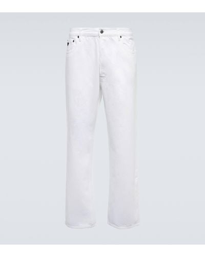 Prada Mid-rise Straight Jeans - White