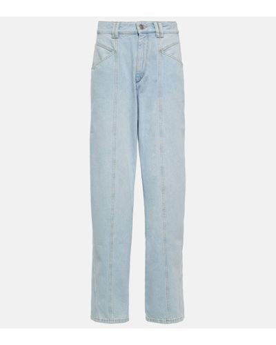 Isabel Marant Vetan Straight Jeans - Blue