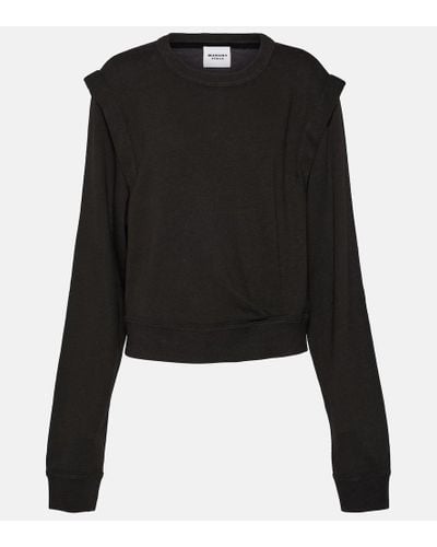 Isabel Marant Masson Cotton-blend Sweatshirt - Black
