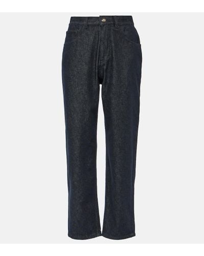 Moncler High-rise Straight Jeans - Blue