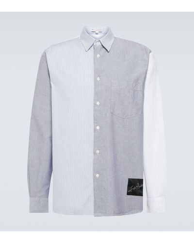 JW Anderson Patchwork Cotton Oxford Shirt - White