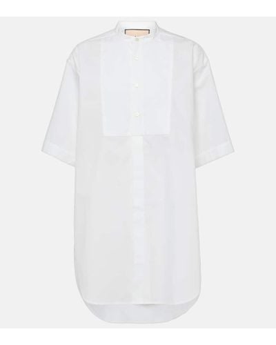 Plan C Cotton Shirt - White
