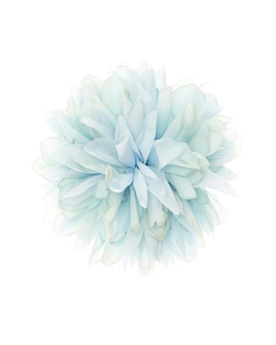 Gucci Ansteckblume aus Seide - Blau