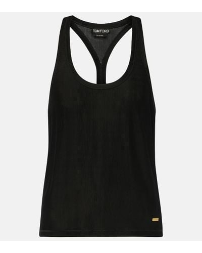 Tom Ford Tank top a coste - Nero