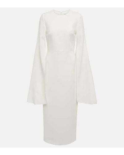 ROKSANDA Bridal Zimara Crepe Midi Dress - White