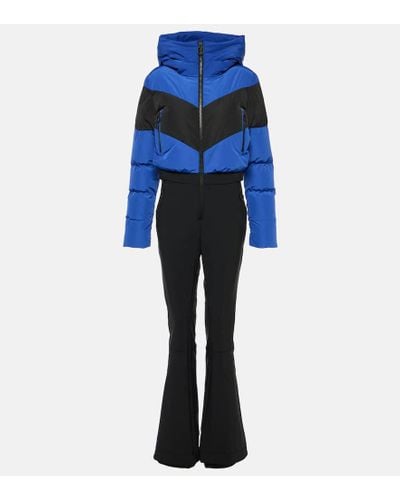 Fusalp Kira Quilted Ski Suit - Blue