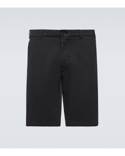 Loro Piana Cotton-blend Bermuda Shorts - Black