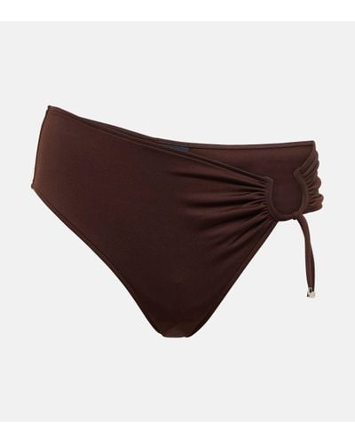 Jacquemus Le Bas Aouro Bikini Bottom - Brown