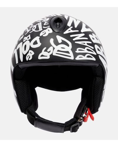 Dolce & Gabbana Logo-print Ski Helmet - Metallic
