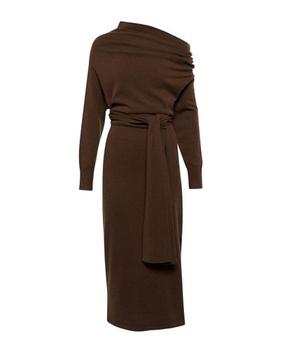 Polo Ralph Lauren Cashmere Midi Dress - Brown