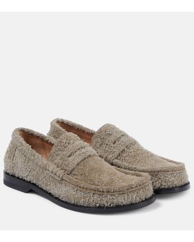 Loewe Campo Suede Loafers - Brown