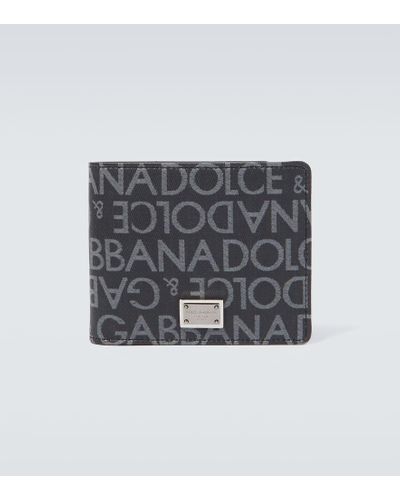 Dolce & Gabbana Portafoglio con logo - Grigio