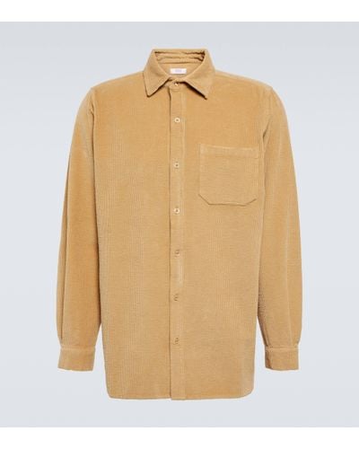 ERL Cotton Corduroy Shirt - Natural