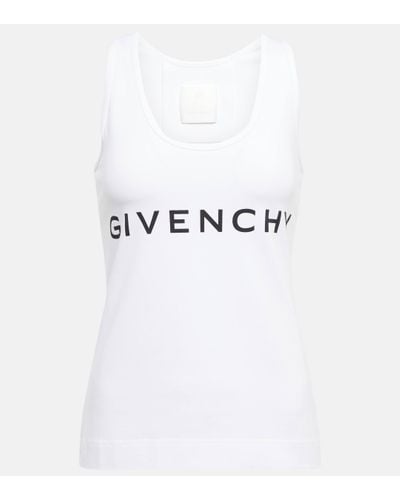 Givenchy Logo Cotton-blend T-shirt - White