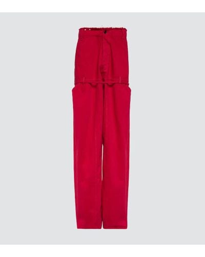 Jacquemus Le De Nimes Wide-leg Jeans - Red
