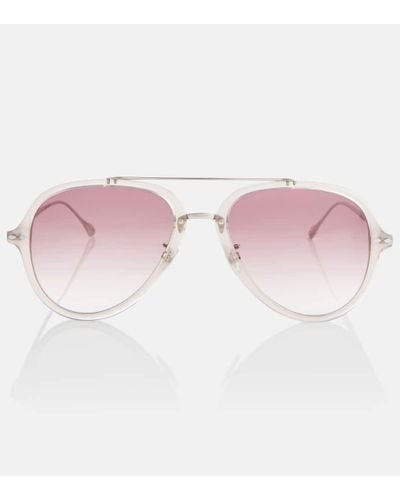 Isabel Marant Chamomile Aviator Sunglasses - Pink