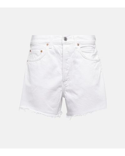 Citizens of Humanity High-Rise Jeansshorts Annabelle - Weiß