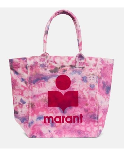 Isabel Marant Yenky Printed Tote Bag - Pink