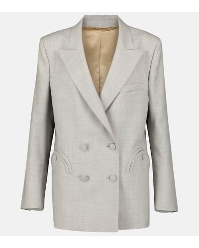 Blazé Milano Blazer aus Schurwolle - Grau