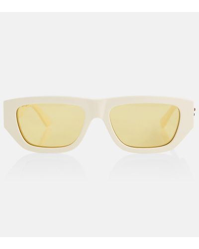 Bottega Veneta Rectangular Sunglasses - Natural