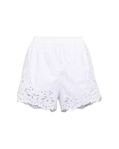 Chloé Shorts aus Baumwolle - Weiß