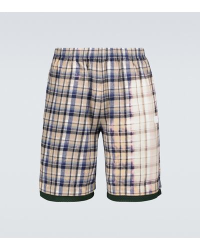 Acne Studios Flannel Checked Shorts - Multicolor