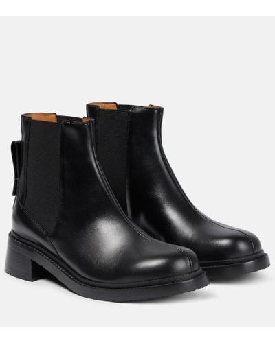 See By Chloé Bonni Leather Chelsea Boots - Black