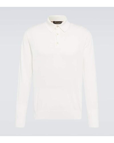 Loro Piana Ml Cotton Polo Shirt - White