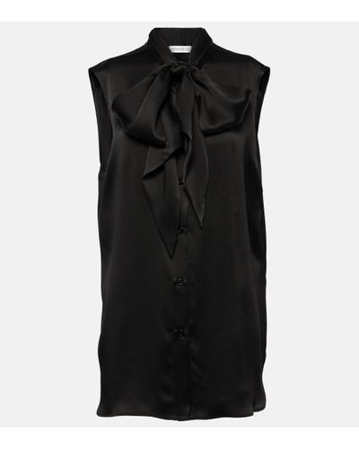 Nina Ricci Satin Shirt - Black