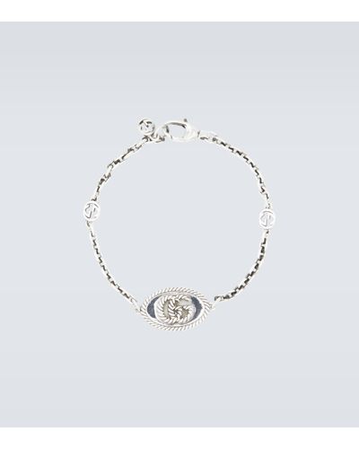 Gucci Bracelet double g - Métallisé