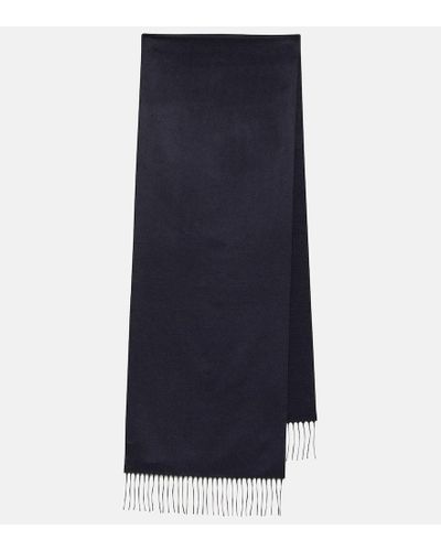 Gabriela Hearst Blaine Silk And Cashmere Scarf - Blue