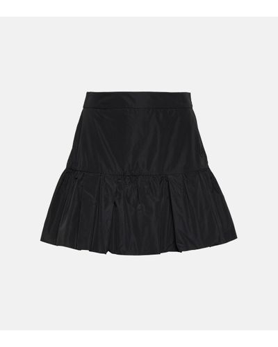 Moncler Gathered Miniskirt - Black