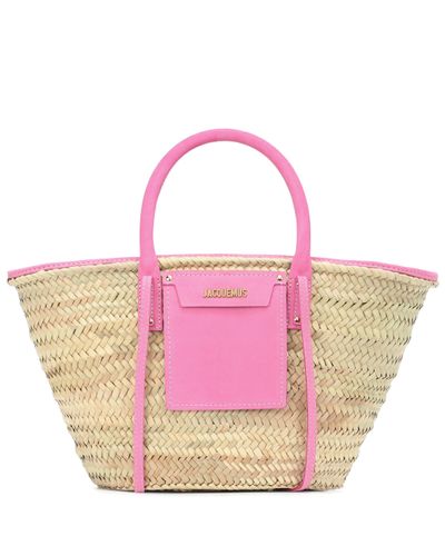 Jacquemus Soleil Raffia Handbag - Natural