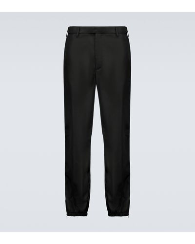Prada Re-nylon Trousers - Black