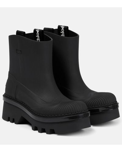 Chloé Raina Rain Boot - Black