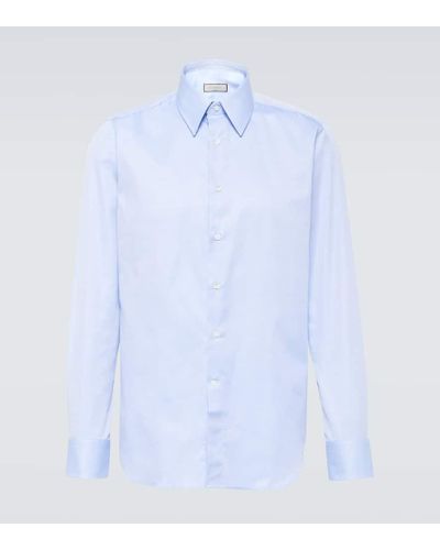 Canali Hemd aus Baumwolle - Blau