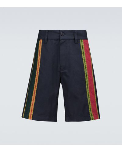 Adish Cotton Majdalawi Striped Shorts in Blue for Men - Lyst