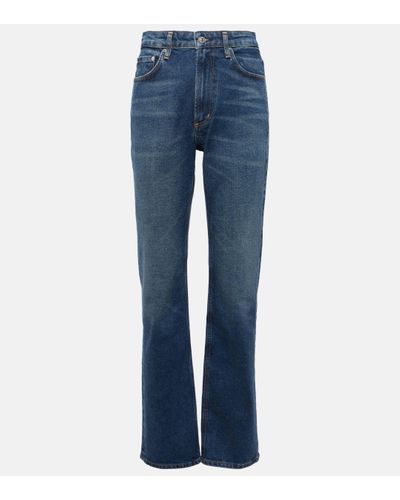 Citizens of Humanity Zurie Mid-rise Straight Jeans - Blue