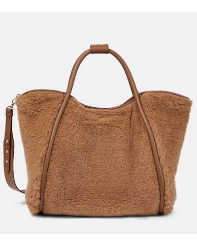 Max Mara Cabas Marine - Marron