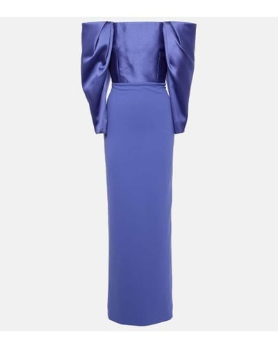 Solace London Melina Gown - Blue