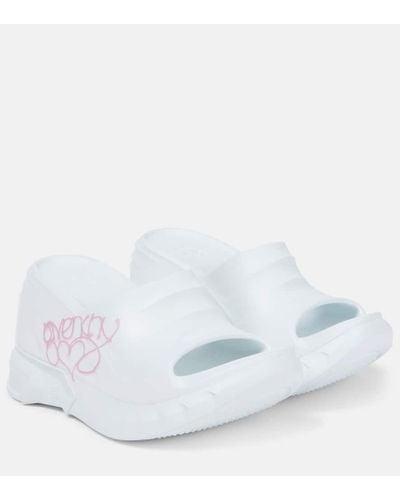 Givenchy X Chito Marshmallow Wedge Sandals - White