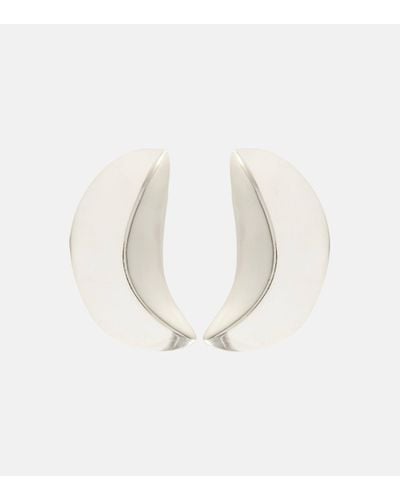 Jennifer Behr Hartigan Moon Earrings - White